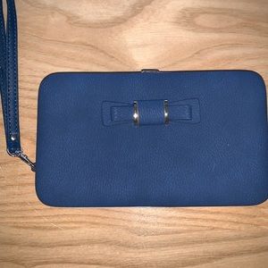 Blue wristlet